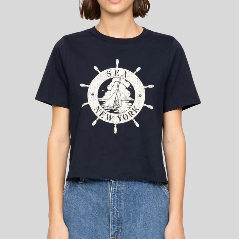 SEA NY POLINA T-SHIRT NAVY