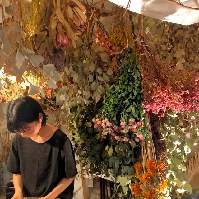 ワークショップ依頼【Dried flowers work event】