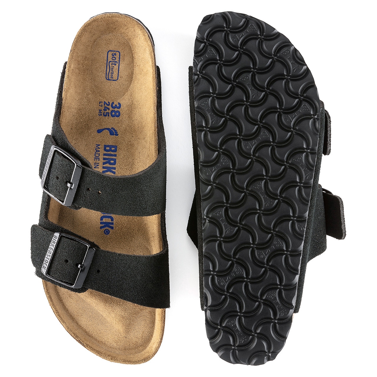 ［BIRKENSTOCK］Arizona／アリゾナ （36-38） SFB VL｜Black