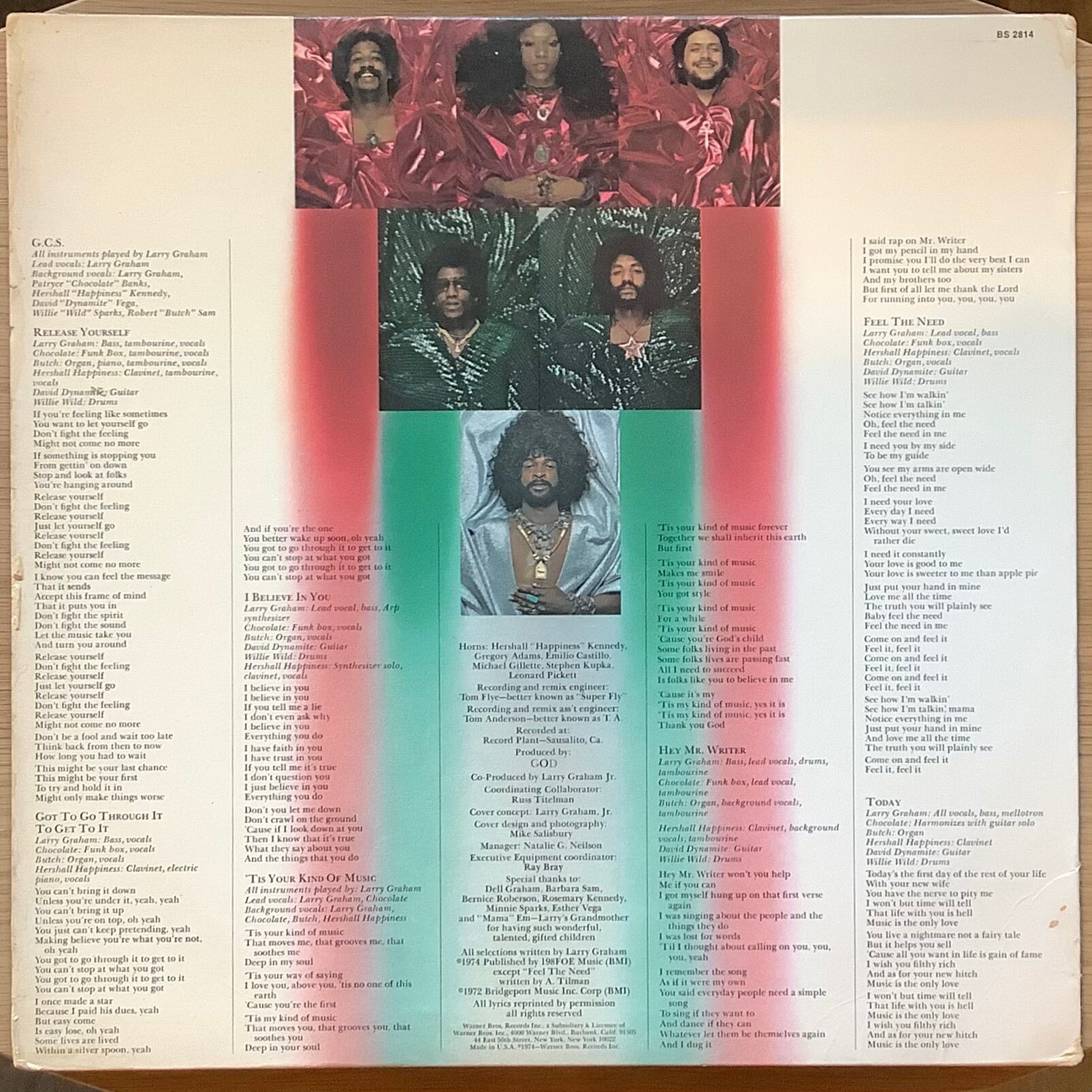 GRAHAM CENTRAL STATION / RELEASE YOURSELF | Plastic Soul Records
