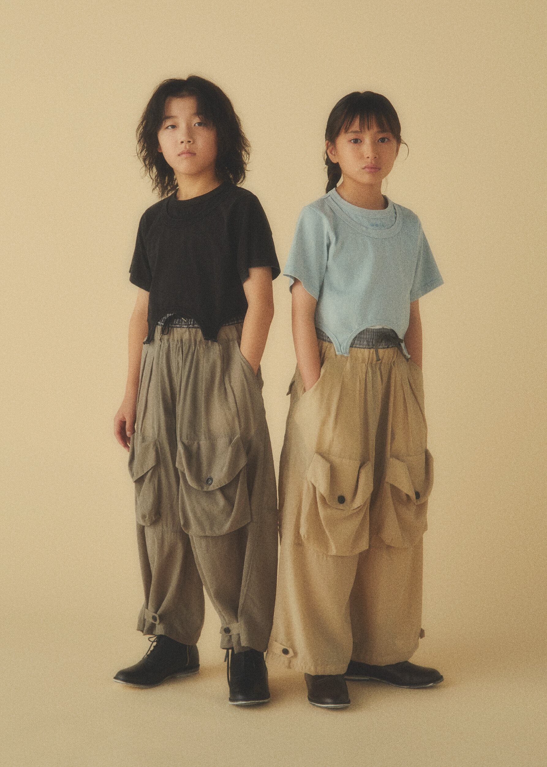 GRIS Big pocket Pants ベージュ Layered Big Pocket Pants_L/XL size | GRIS