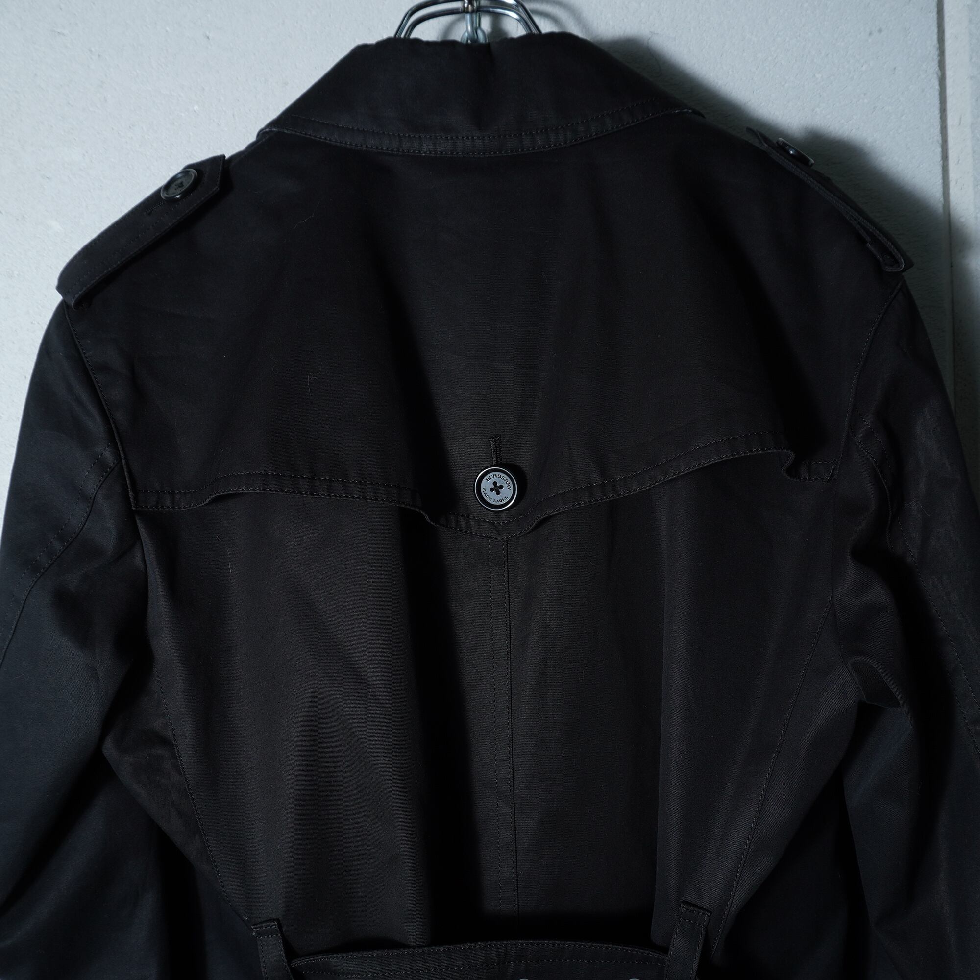 BURBERRY】バーバリー 中綿ライナー・ベルト付トレンチコート black