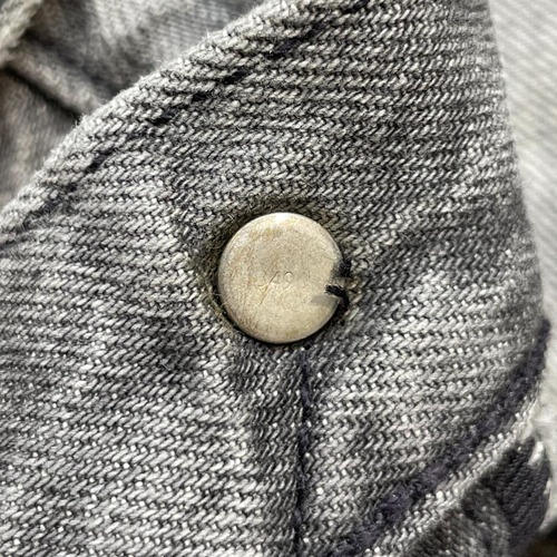 【W34 L32】BIG E levi's 先染ブラック 501 襤褸 詳細写真11