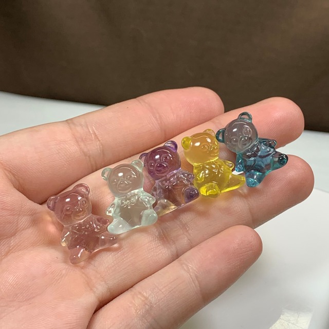 6.可愛い大家族くまちゃん・フローライトくま