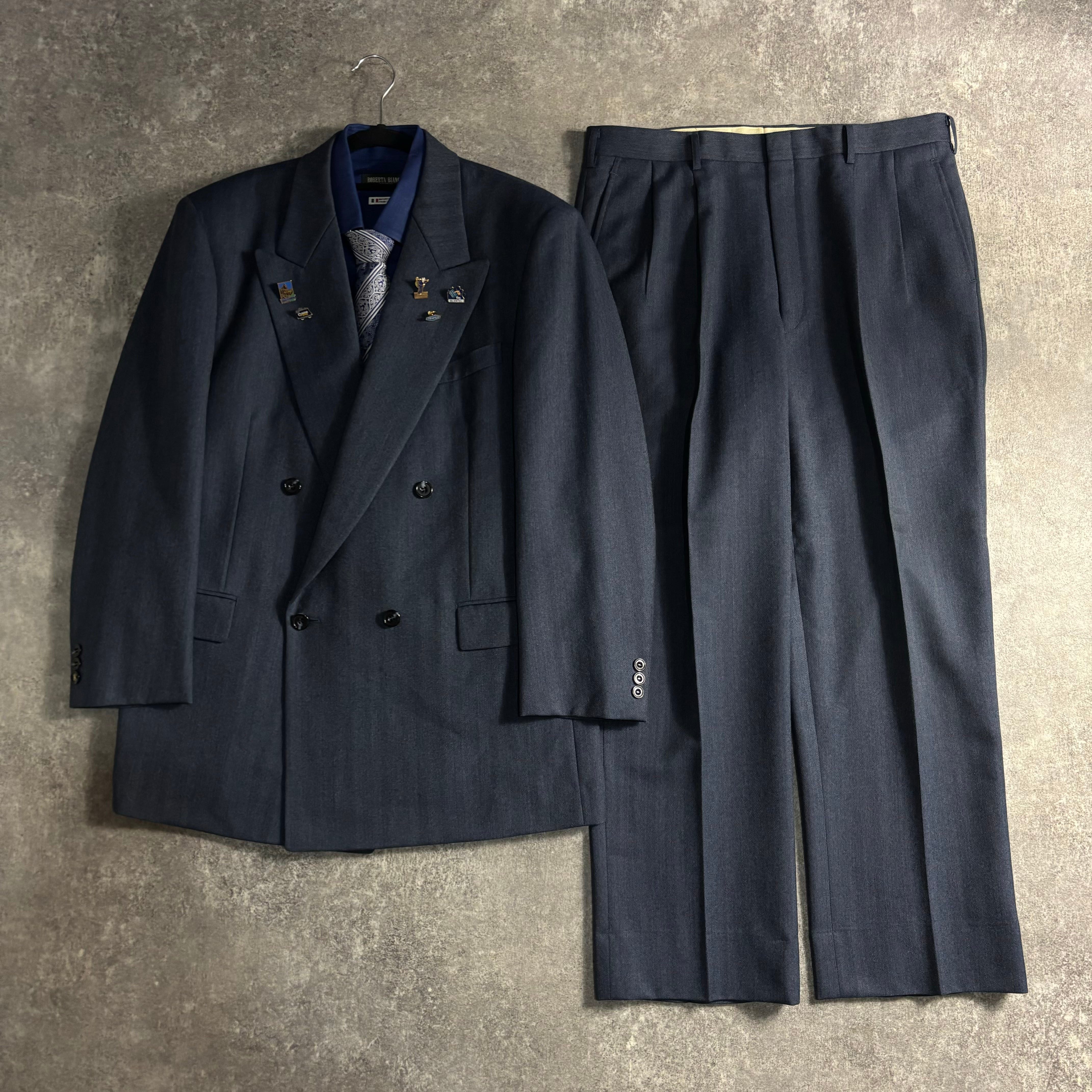 古着屋LOST【vintage】セットアップ ダブルスーツ LOST