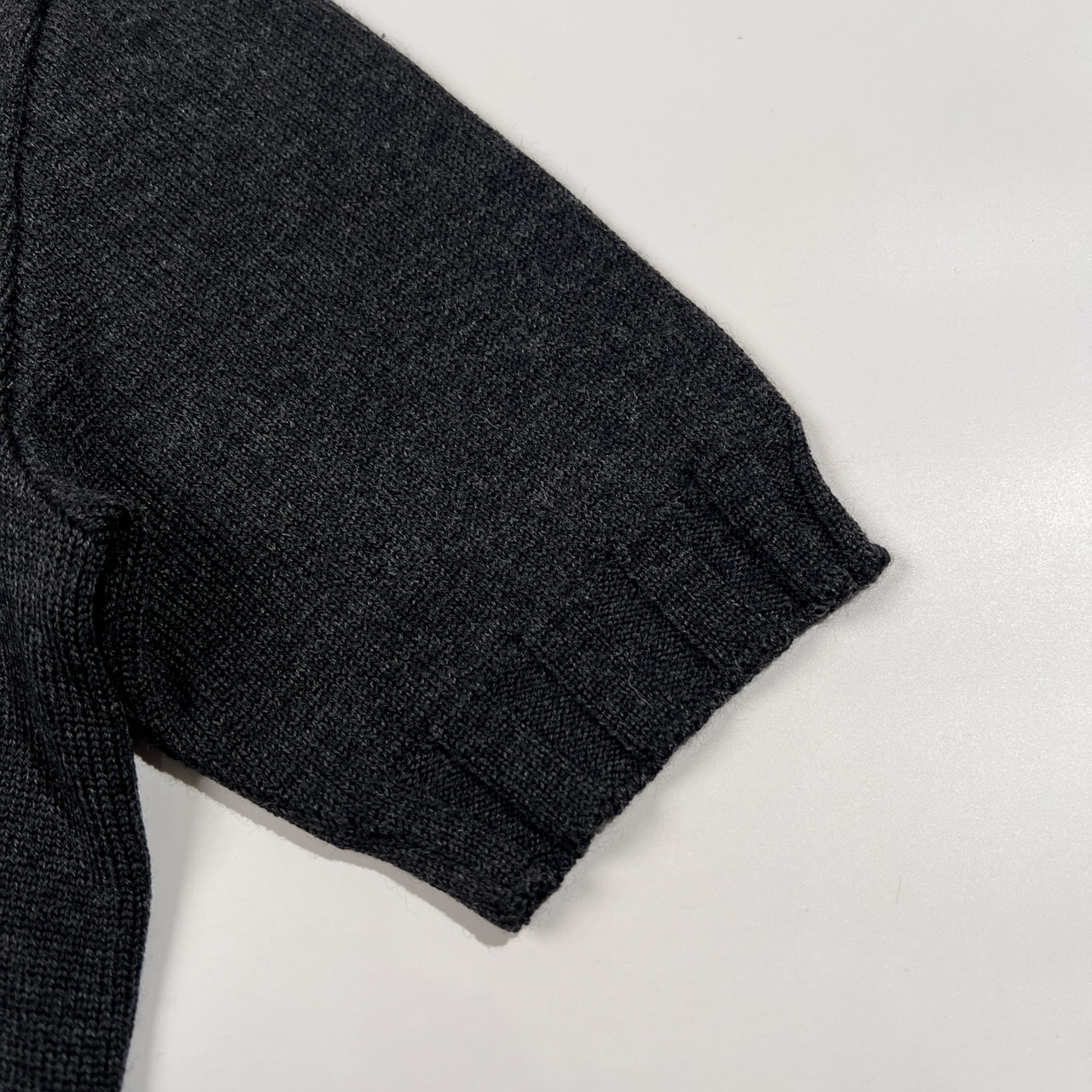 イタリア製 HERNO ヘルノ 半袖 ニット セーター サイズ 44 /レディース/チャコールグレー/C-TK5510