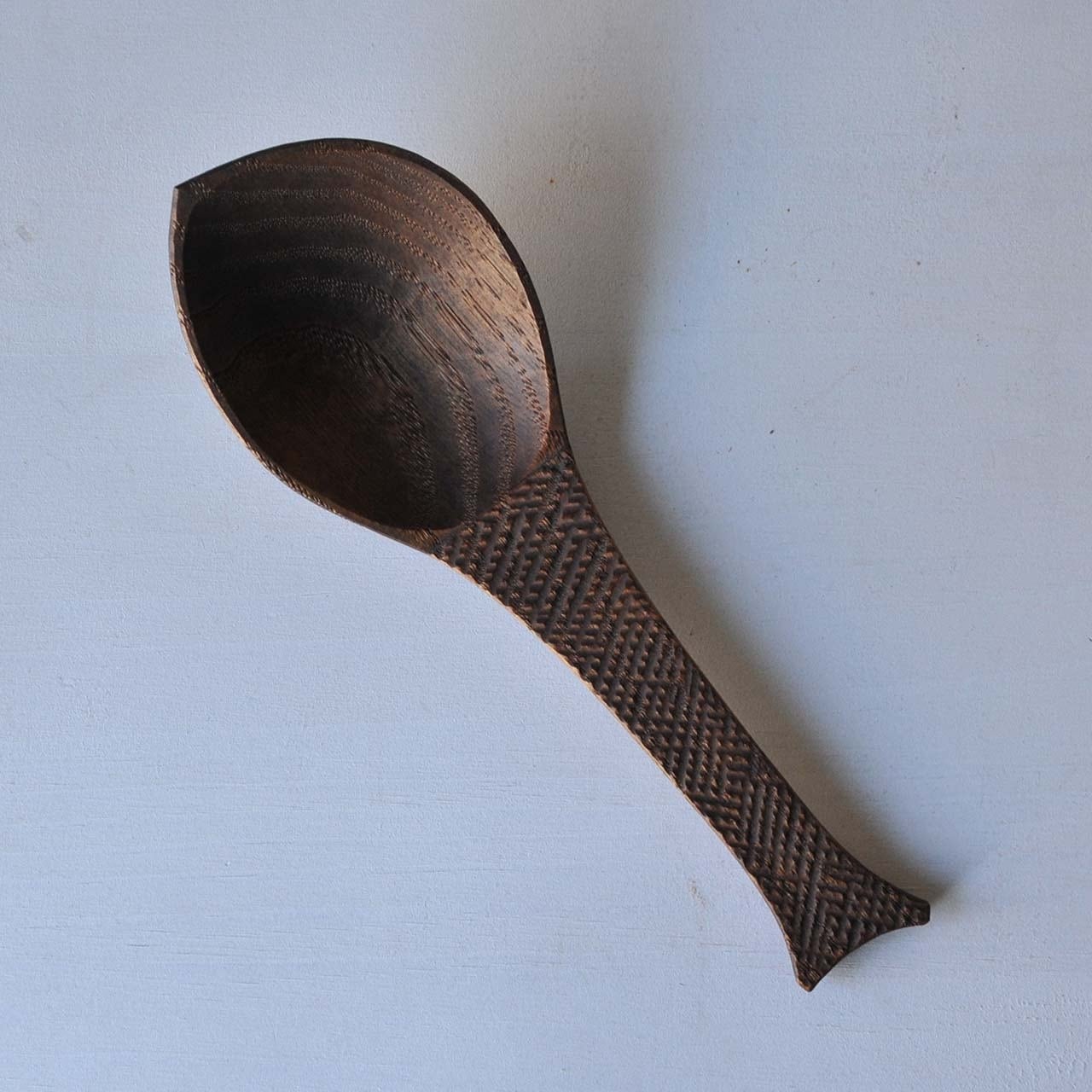 金城貴史 取り分け用大匙 クリ（016） 古色 | MIGO LABO