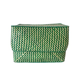 Rectangular colourful basket M w26cm×15cm×h17.5cm四角カラフル蓋付き収納かご