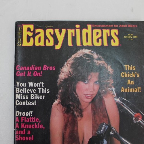 VINTAGE 1983年 January Easy riders マガジン USED