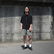 YASHIKI(ヤシキ) Ryokufu Henley Knit、BOWWOW(バウワウ)US ARMY CHINO SHORTS AGED