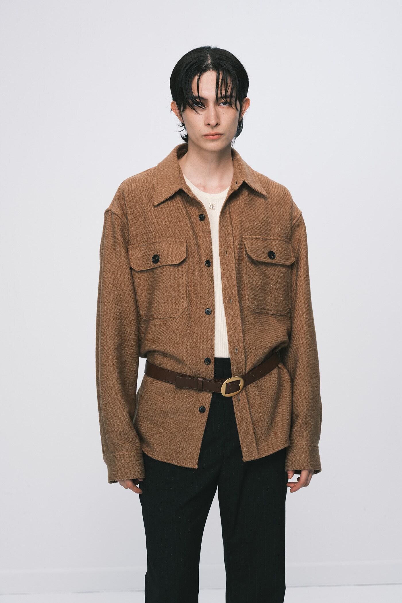☆RIIZE ソンチャン 着用！！【NOICE】JAPANESE TWEED WORK SHIRTS