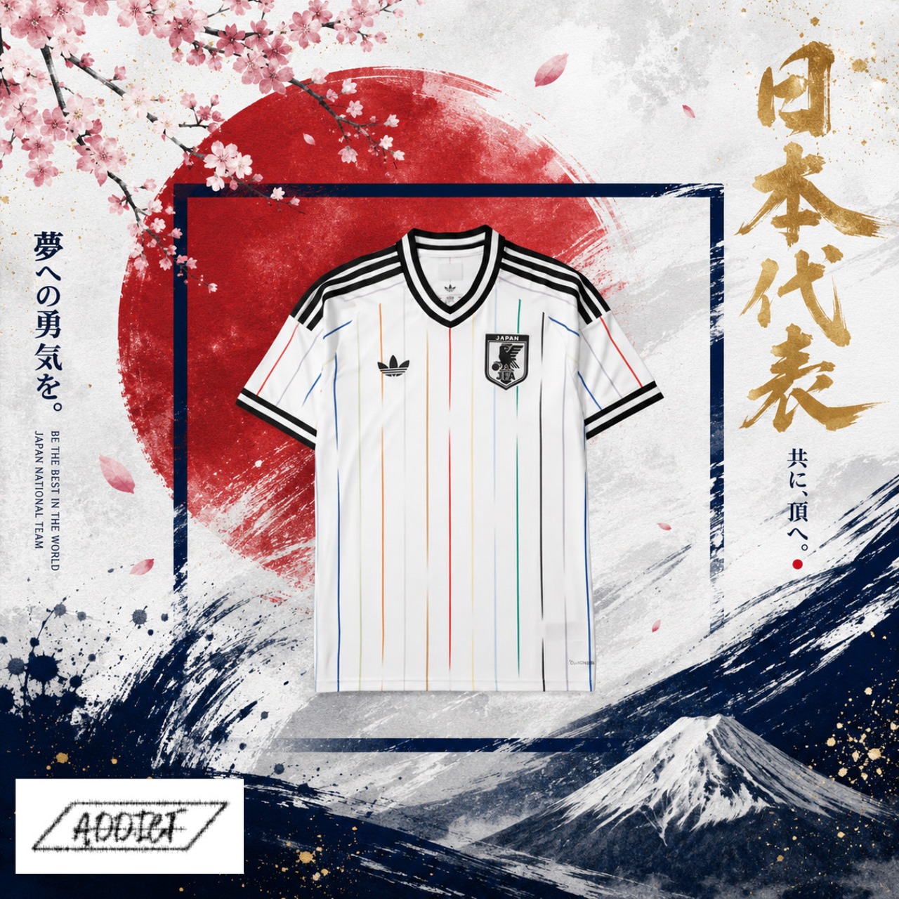 adidas Japan National Team 2026 Away Replica Jersey "OffWhite/Black"