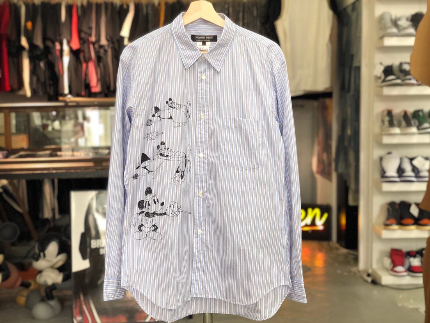 30％OFF COMME DES GARCONS HOMME DEUX DF-B022 DISNEY プリント 