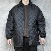 black quilting jacket