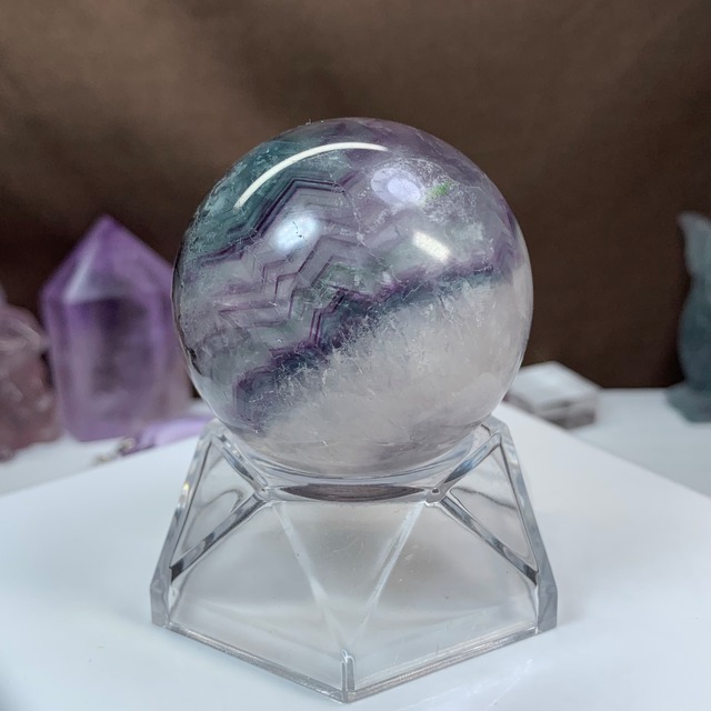 可愛いグラデーションフローライトスフィア