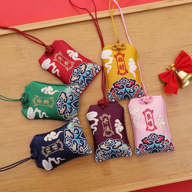 普陀山サシェ・刺繍小袋