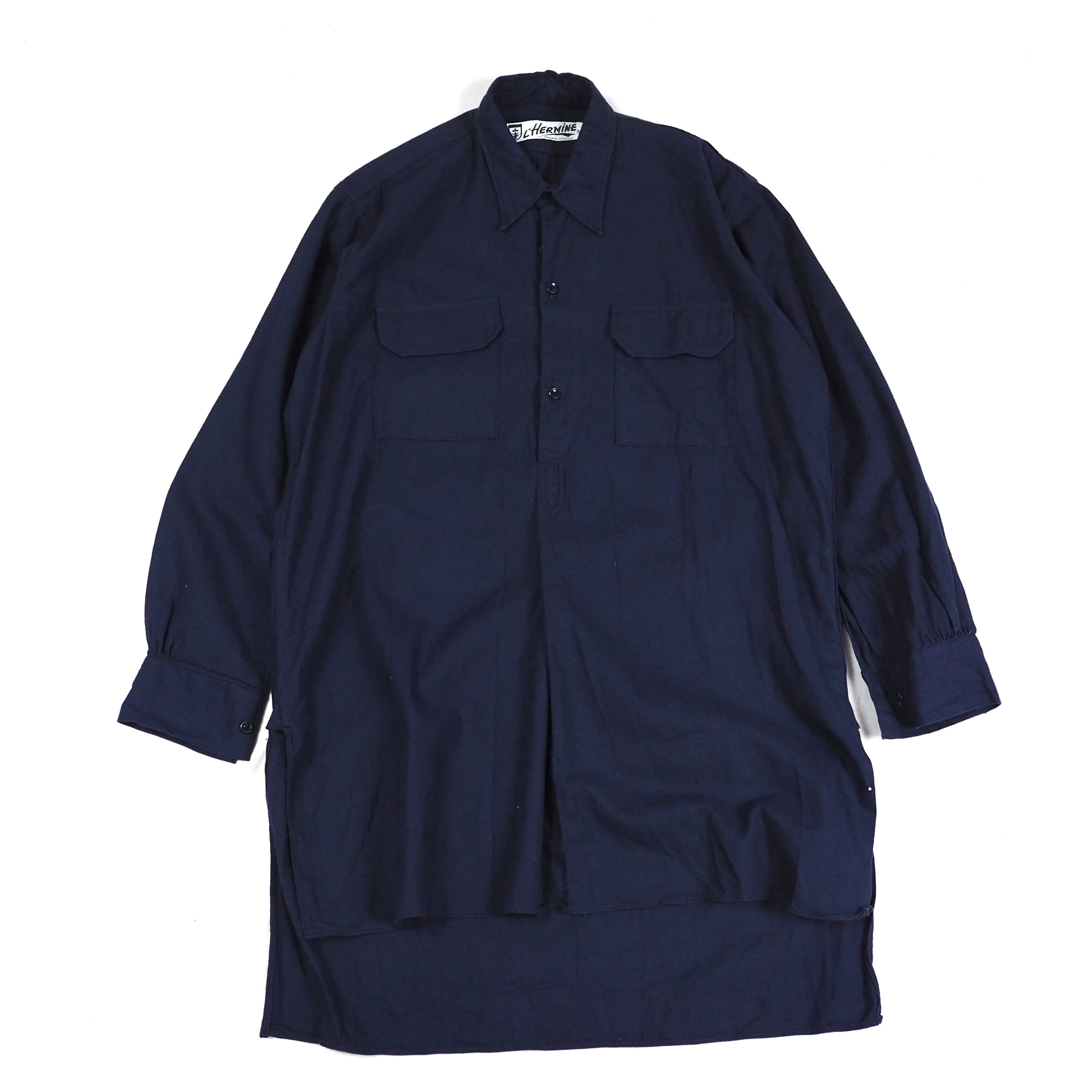 40s French vintage work shirt 39