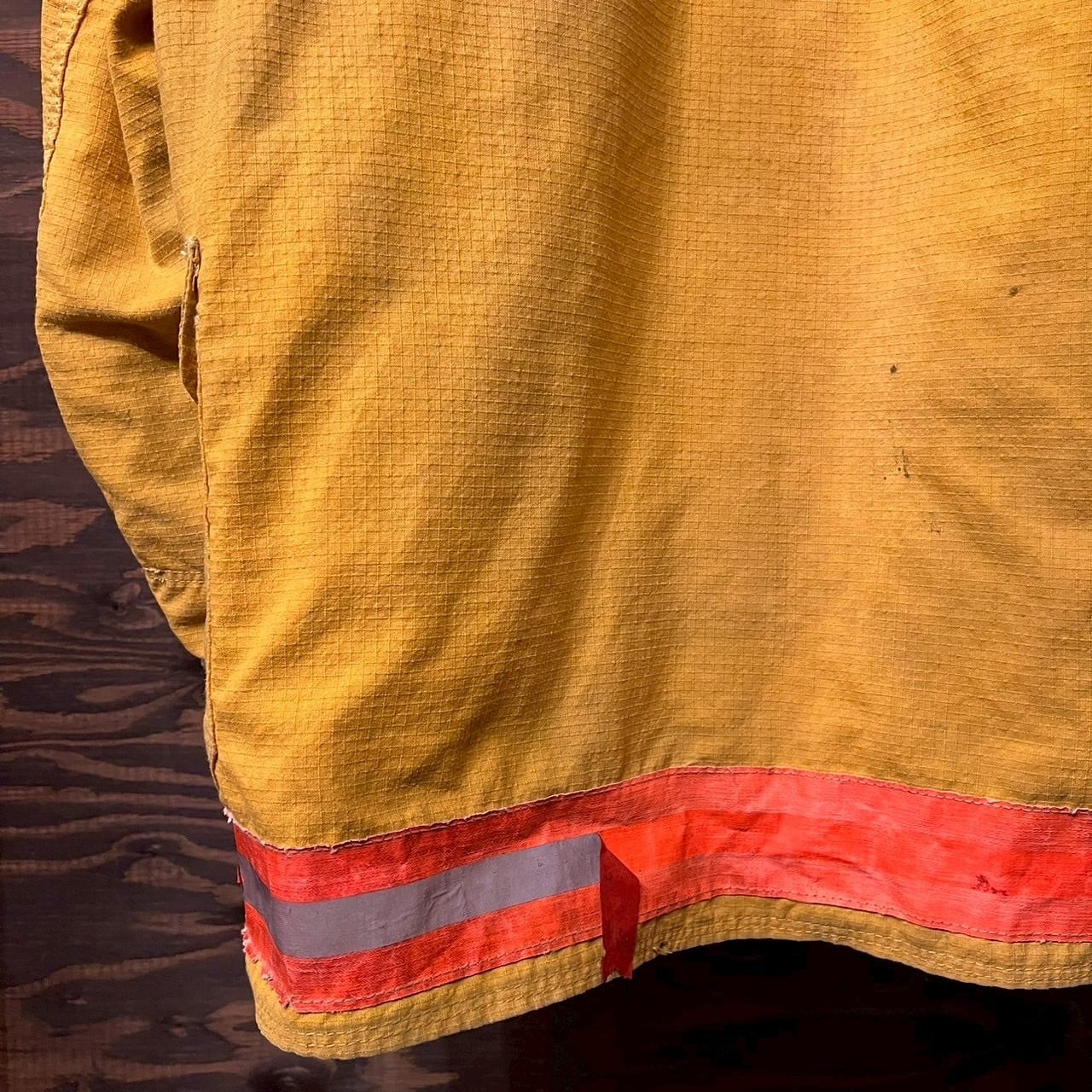 90s USA 消防隊 実物 Fyrepel ファイヤーマン ジャケット ライナー付き