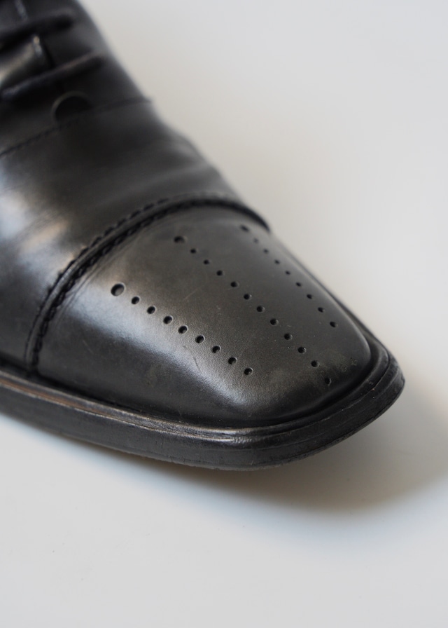 CoSTUME NATIONAL HOMME square toe lace up shoes