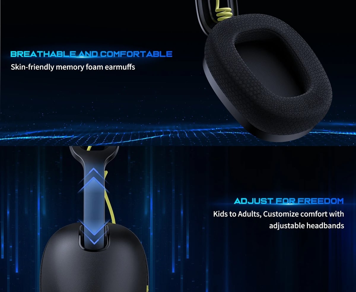 ヘッドセット ONIKUMA B2 ゲーミング ヘッドホン マイク 40mm 有線