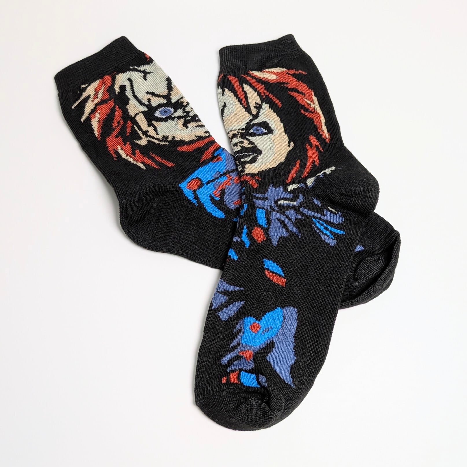 ♧ 再入荷!SPECIAL PRICE!【 crew socks / クルーソックス 】【B】『 HORROR MOVIE Character Socks 4P SET 』ホラー映画キャラソックス4足セットⅡ 〚アメリカン雑貨 アメトイ〛