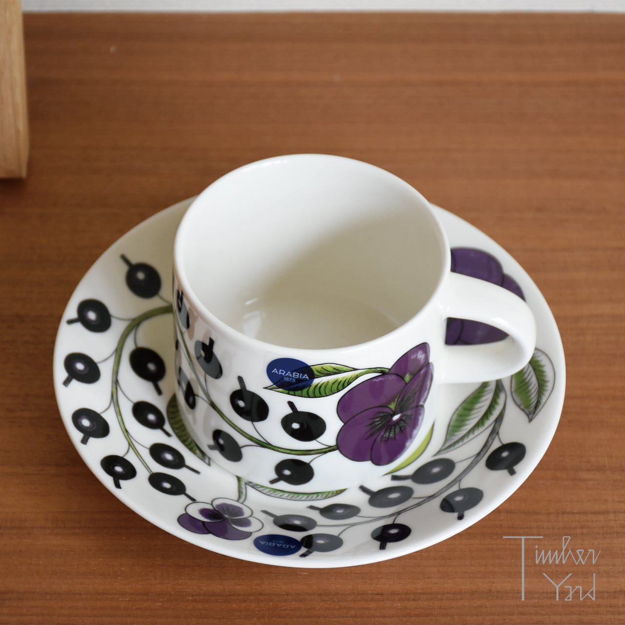 パラティッシ ティーカップ&ソーサー パープル / Paratiisi Tea Cup