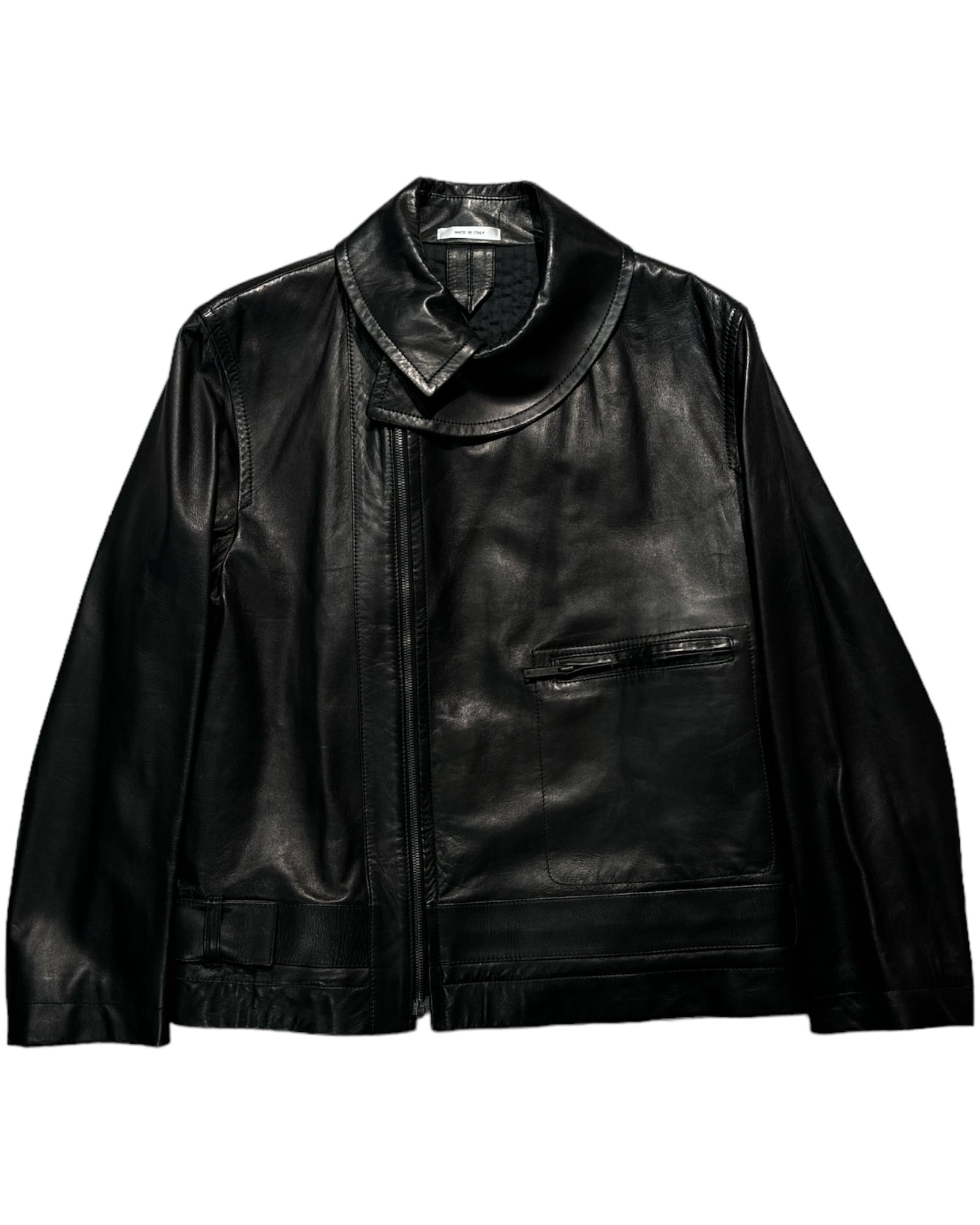 80s YVES SAINT LAURENT Leather Tailored