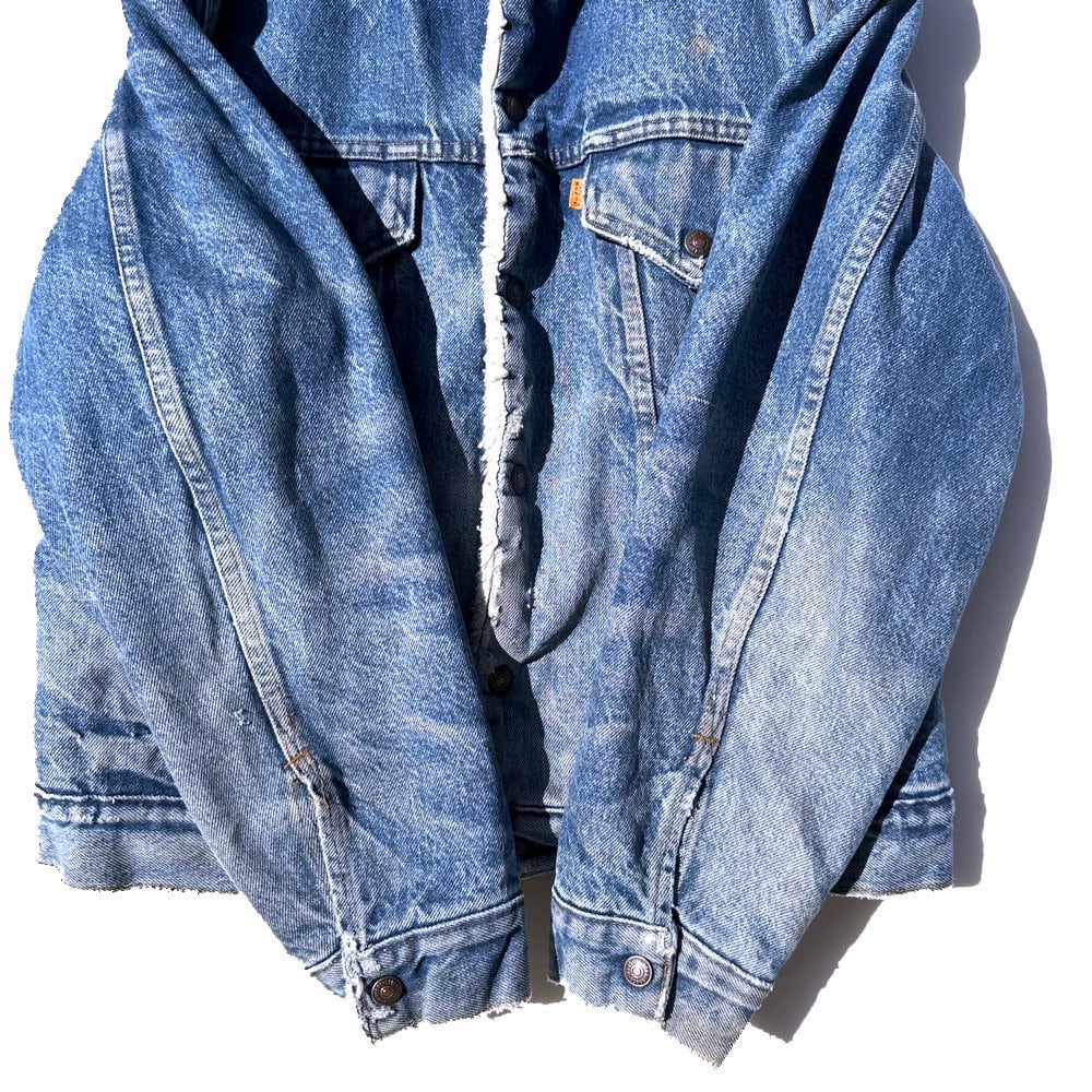 Levis [Levis 70608-0217 Made In USA] Vintage Boa Lined Denim