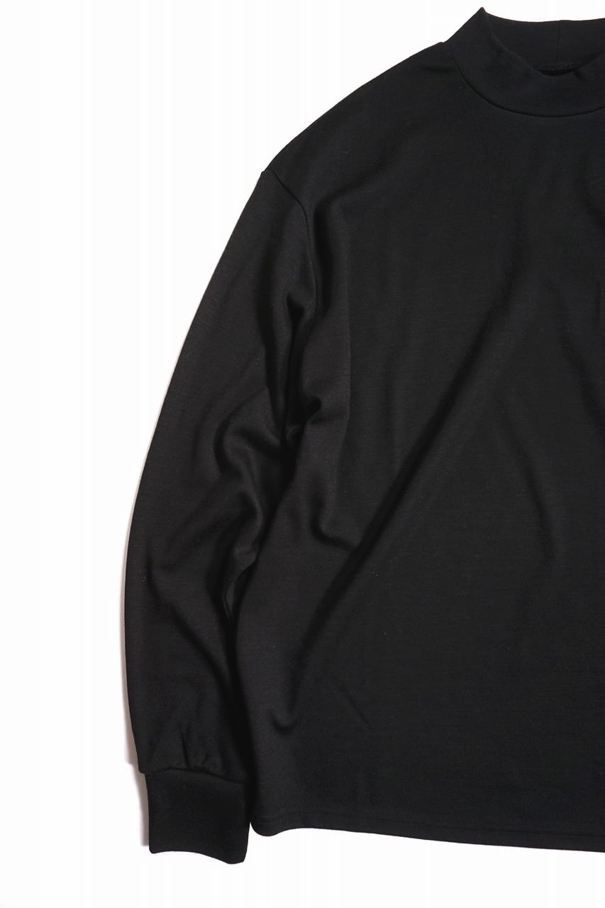 Super 120's Merino Mock Neck