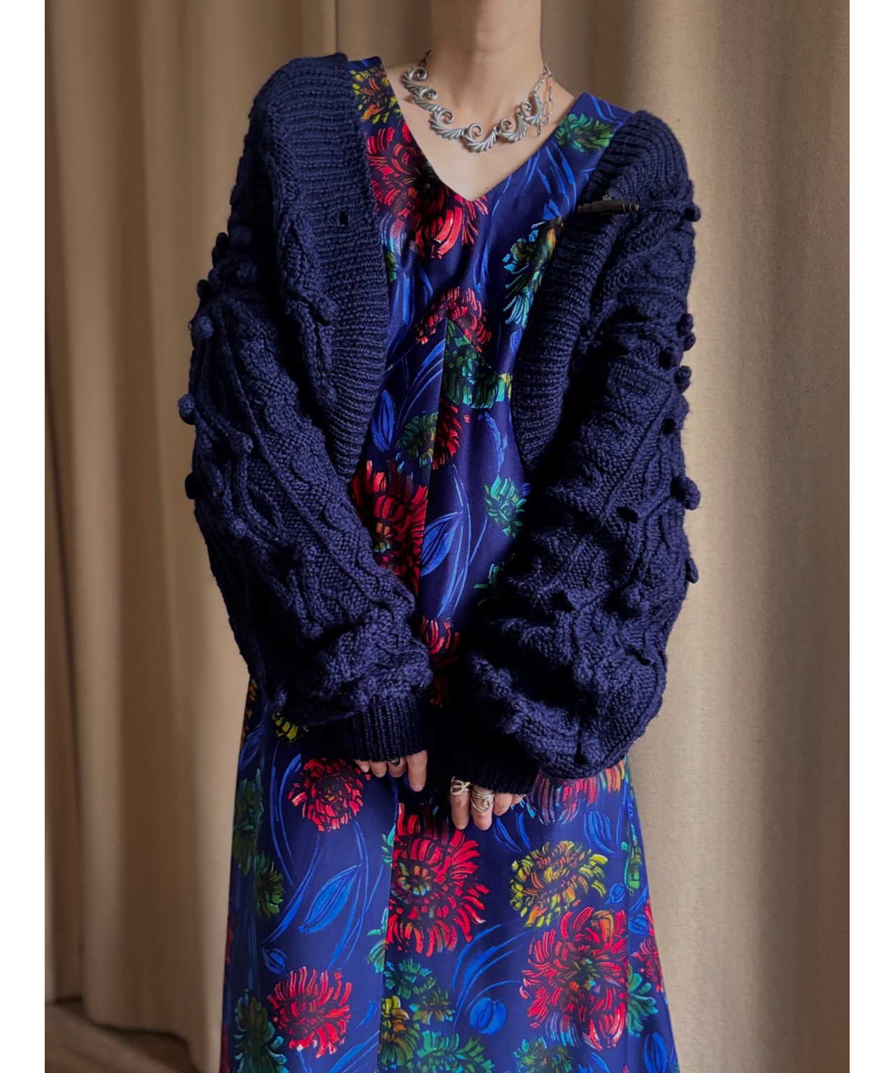 MOUNUE wool knit bolero-4402-10