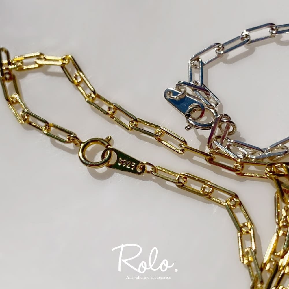 chigo　オーバルチェーンネックレス オーバルチェーンネックレス シルバー925 | Roloshop BASE店
