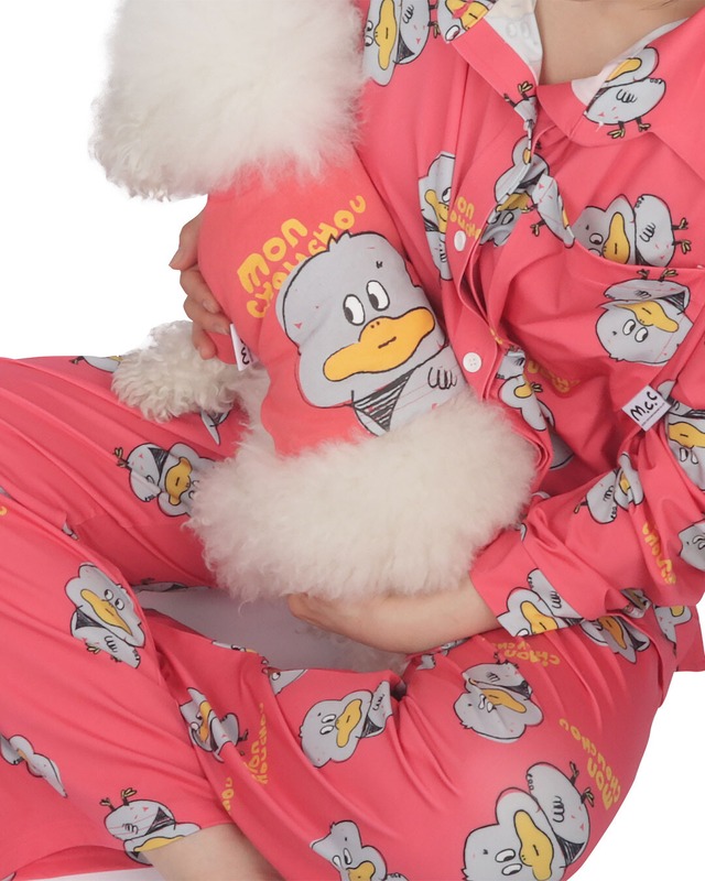Lazy Palm Sleepwear Set（Duck） / monchouchou