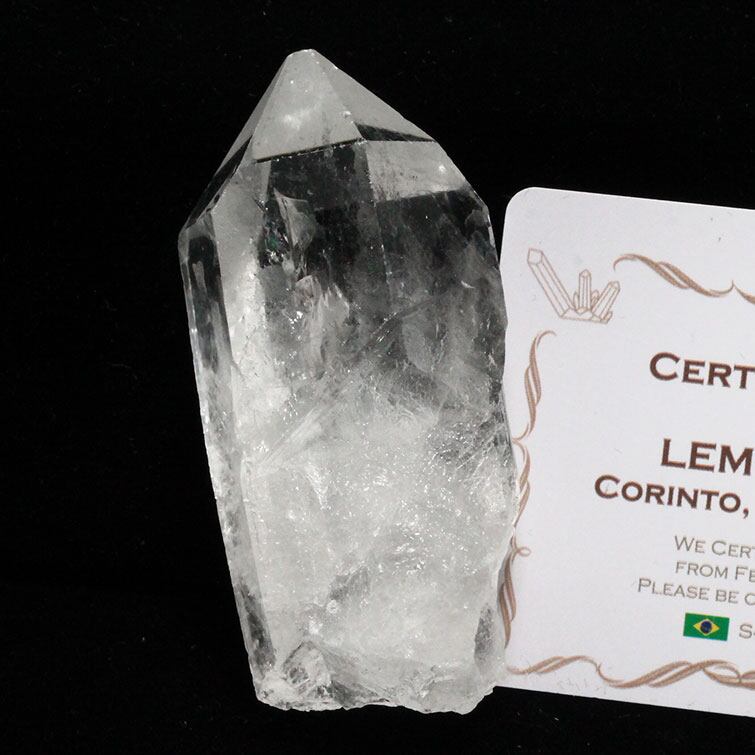 レムリアンシード 水晶 原石 ブラジル ミナスジェライス州 コリント産 証明書付属 一点物 271-429