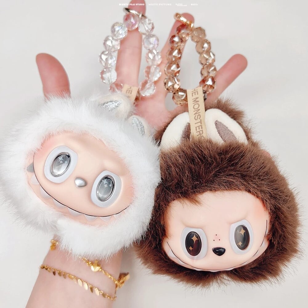 ✨輝くスワロフスキークリスタル✨ 公式ライセンス Labubu ラブブ バッグチャーム 大天使/大統領zimomo 高品質ビニル顔 豪華なプレゼント