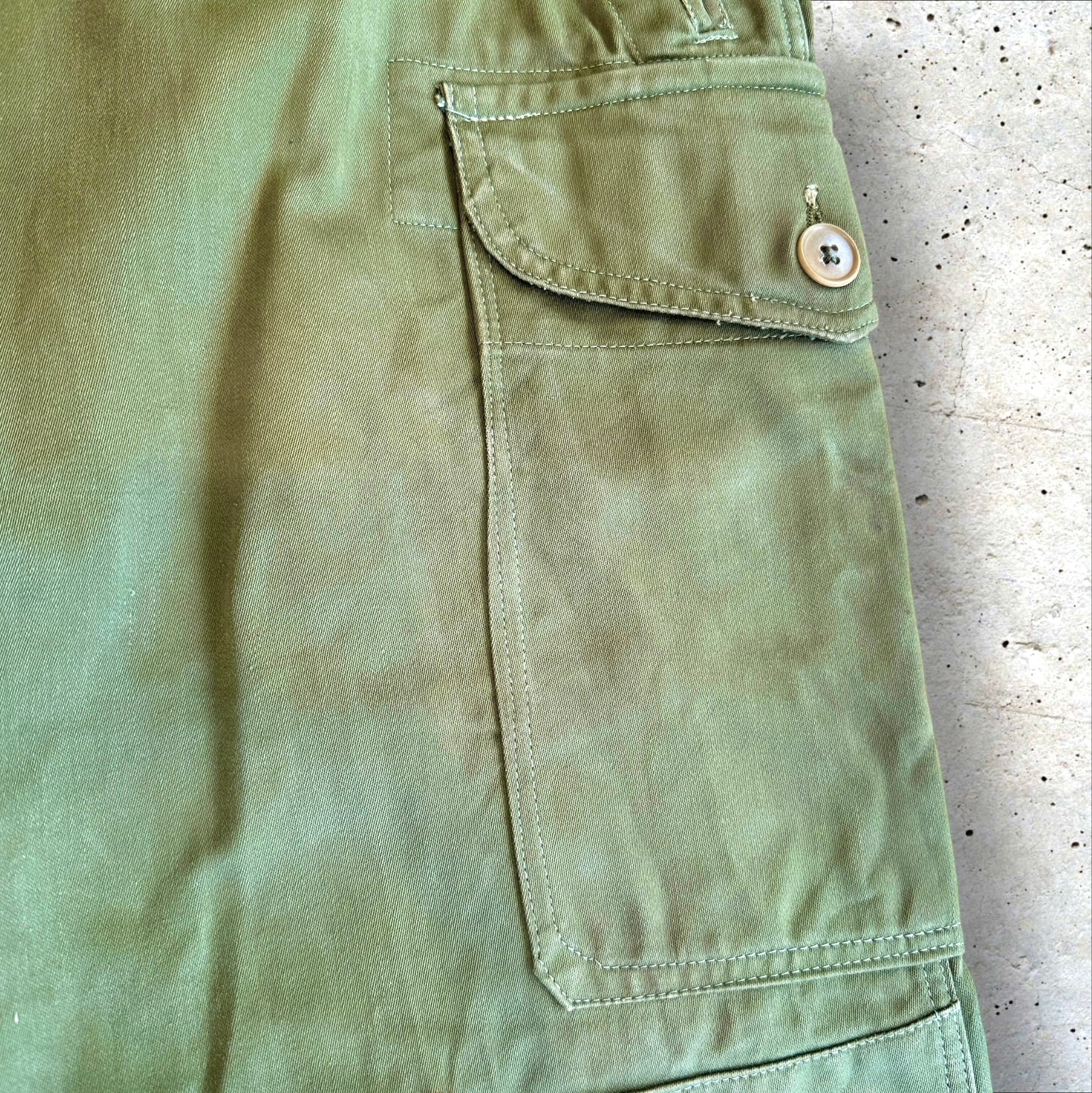 50年代 イギリス軍 P52 カーゴパンツ メンズ L 程 古着 ヴィンテージ 50s British Army 1952 Pattern Combat Trousers 50年代 イギリス軍