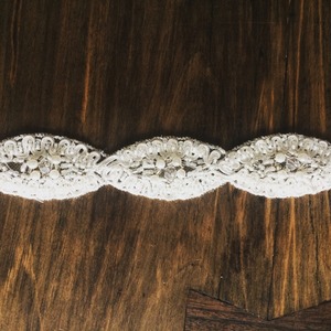belt with beaded lace