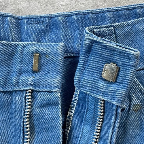 70s 80s Dickies フレア チビタグ デニム USA製 詳細写真14