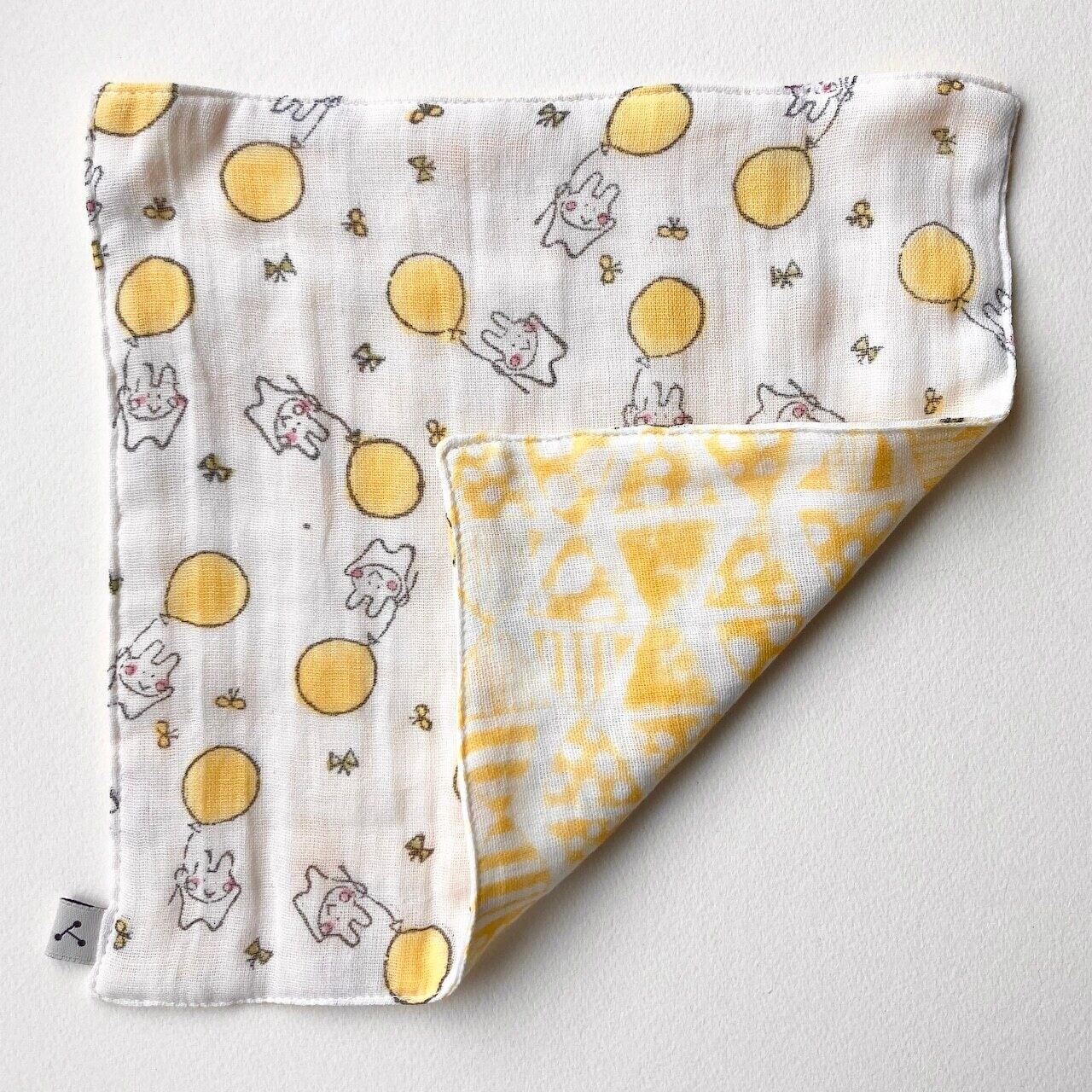 admi リバーシブルガーゼハンカチ Party×Fusenusagi ad06