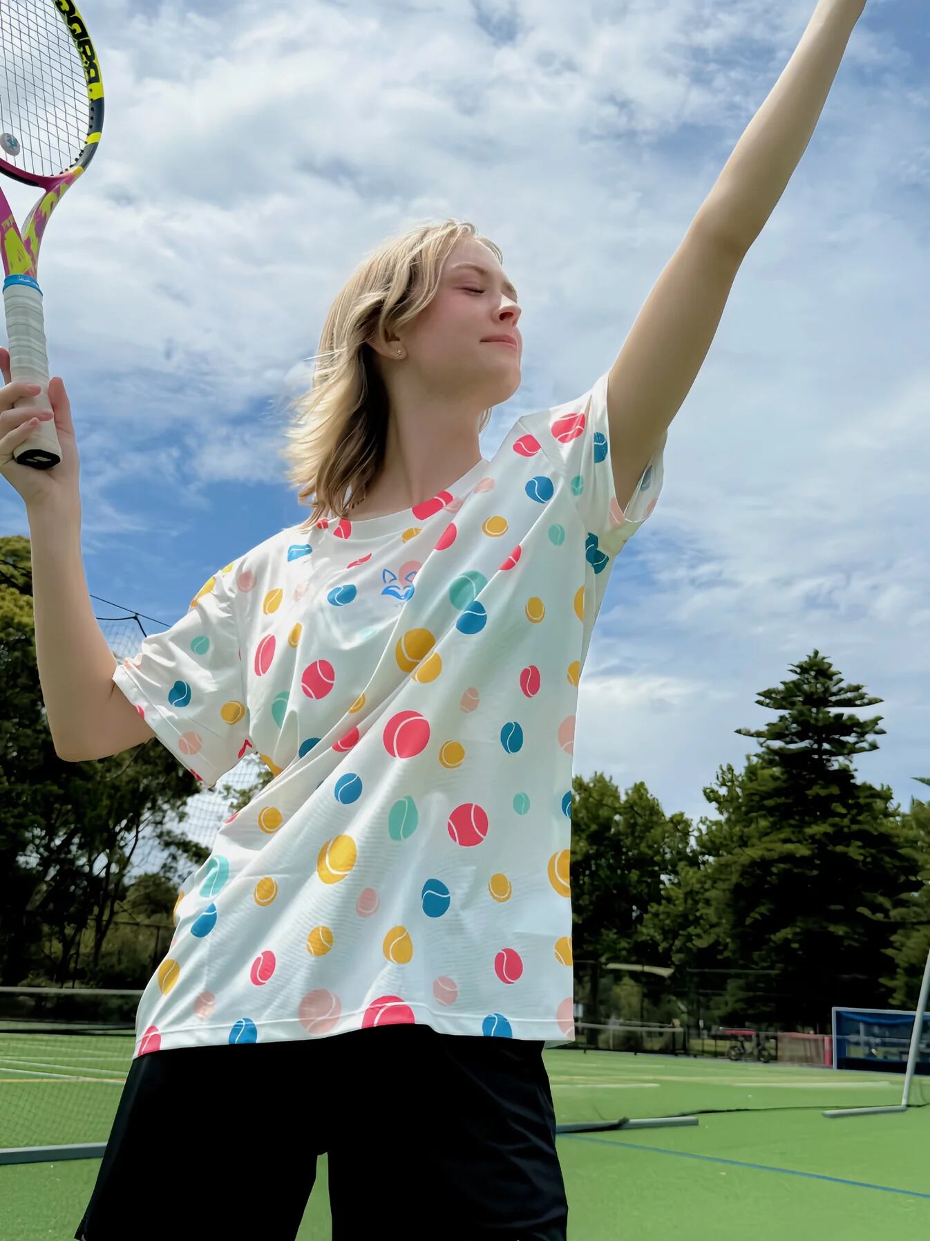 ミラクルカラーボールシャツ【ユニセックス】 | 3TF4 | thirty-forty