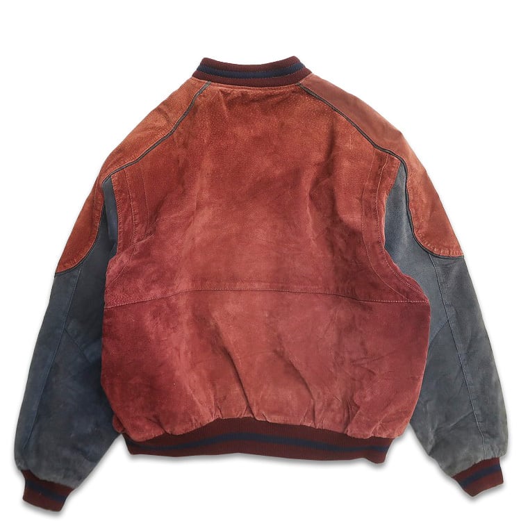 L.L.Bean A-2 フライトジャケット レザー USA製 L 90s 秋冬アイテム特集】フェイクスウェード トラックジャケット ブラウン