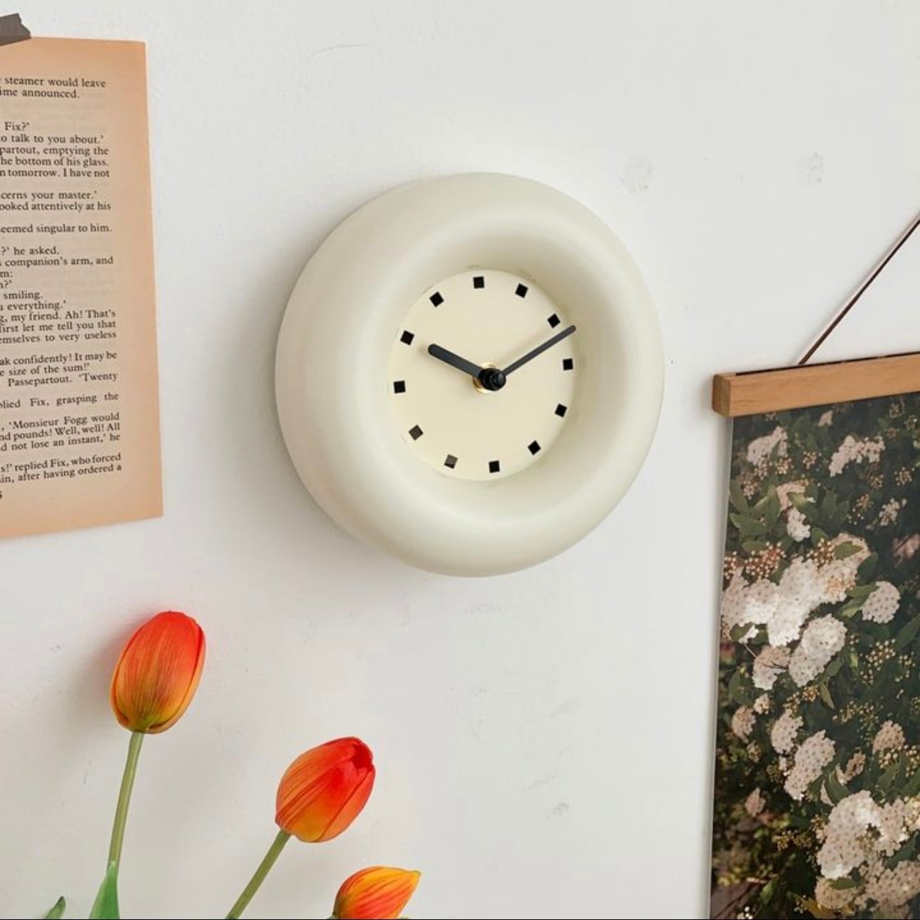 doughnut 2way clock / ドーナツ 2way クロック ウォール スタンド