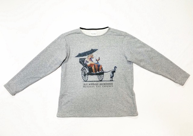 19AWコットン100%ボートネックスウェット / Cotton 100% boat neck sweatshirts