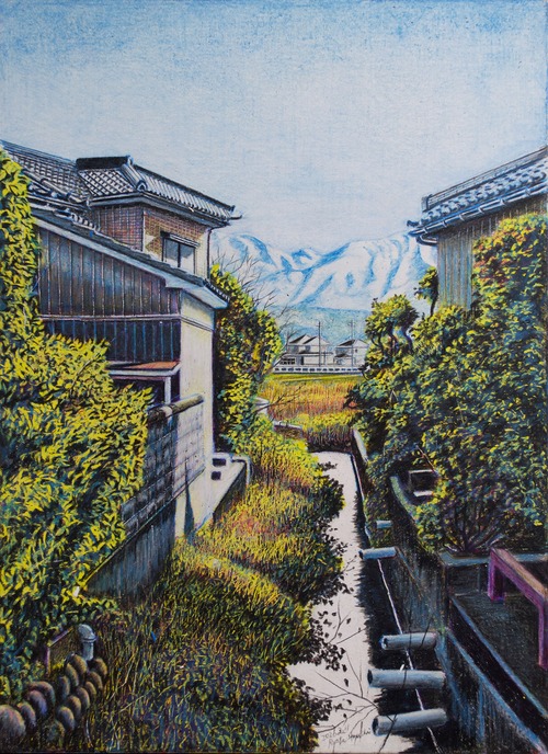 立山遠望 黒部市生地