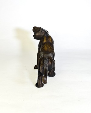 ヴィンテージ雑貨 金属製タイガーオブジェ