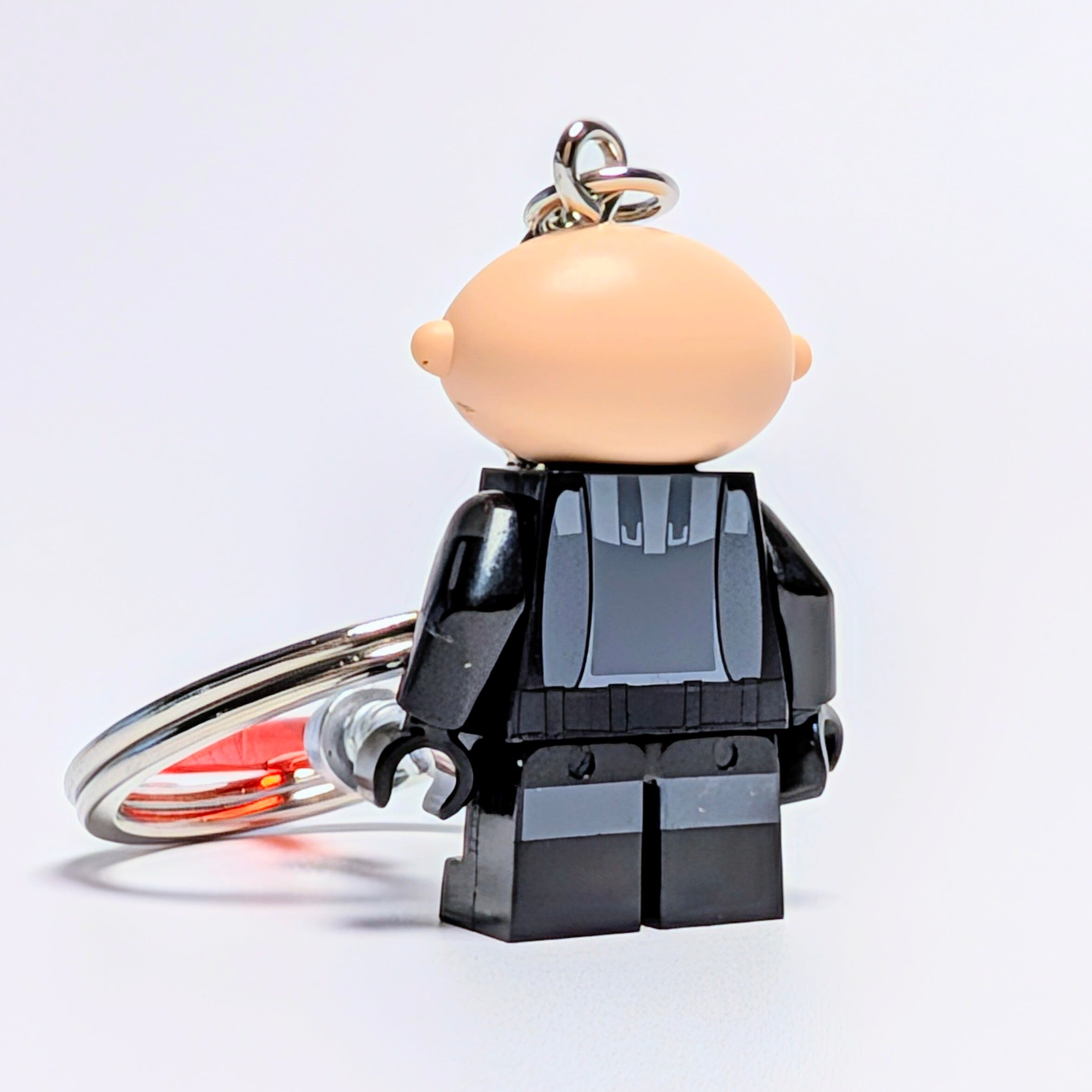★ブロックフィギュアキーホルダー★【 Family Guy（ファミリー・ガイ）×STARWARS ( スター・ウォーズ ) 】ステューウィー・グリフィン / ダース・ベイダー  〚アメリカン雑貨 アメトイ〛