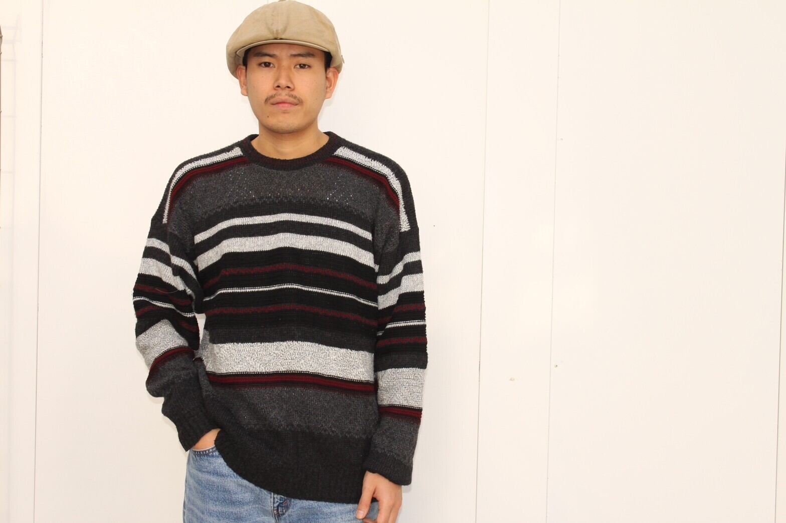 80s Design Knit XL made in USA