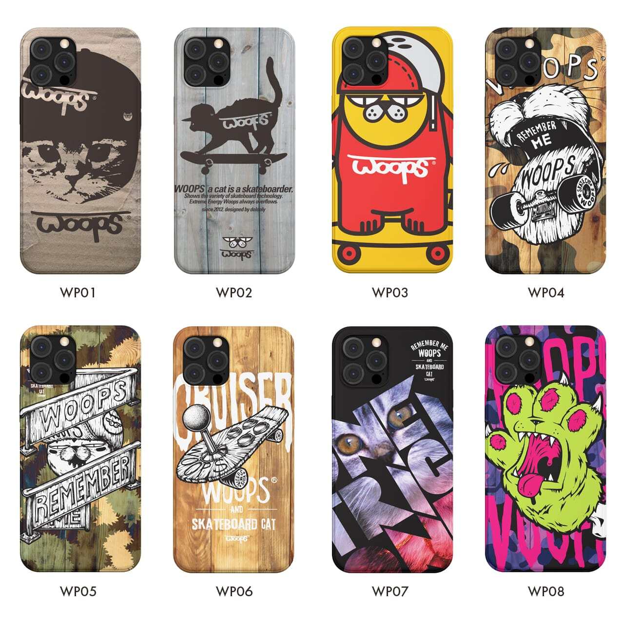 韓国 スマホケース Woops パロディ ポップ キャラクター デザイナーズ Iphone Android 携帯カバー 木目調 モノクロ 宇宙猫飛行士 ロゴ02 Wp27 アイフォン ギャラクシー Galaxy エクスペリア Xperia 韓国スマホケース専門店 Korean Case