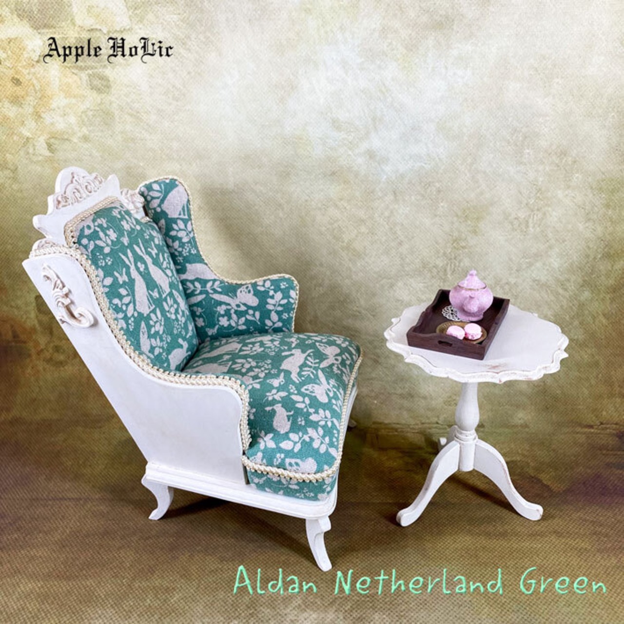 ドールソファ M　Aldan Netherland Green・アルダン ネザーランド グリーン　１人掛け