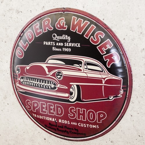 アンティークエンボスプレート [SPEED SHOP]＜アメリカン雑貨＞