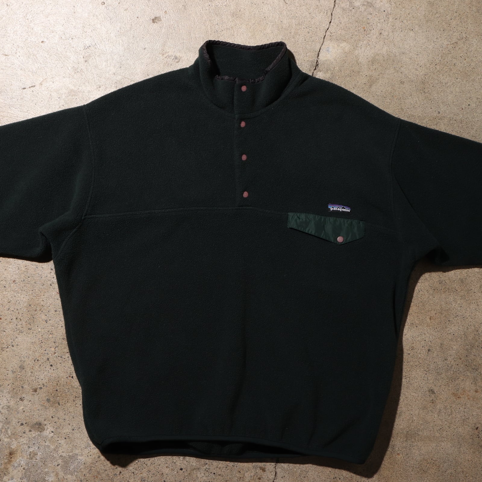 極美品 XL 95年 深緑 スナップT Patagonia パタゴニア フリース